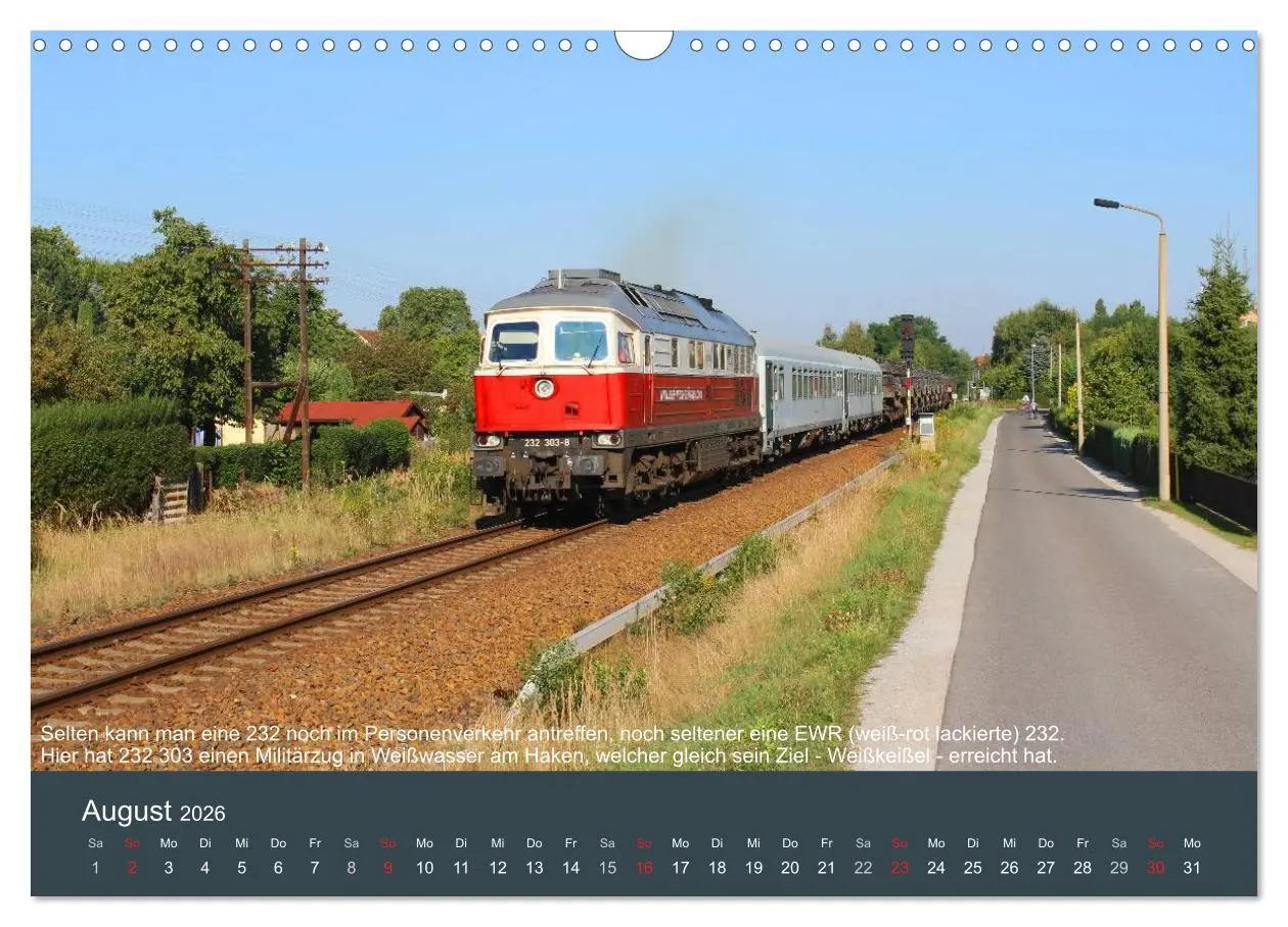 Bild: 9783516072372 | Mit Diesellokomotiven quer durch die Lausitz - 2026 (Wandkalender...