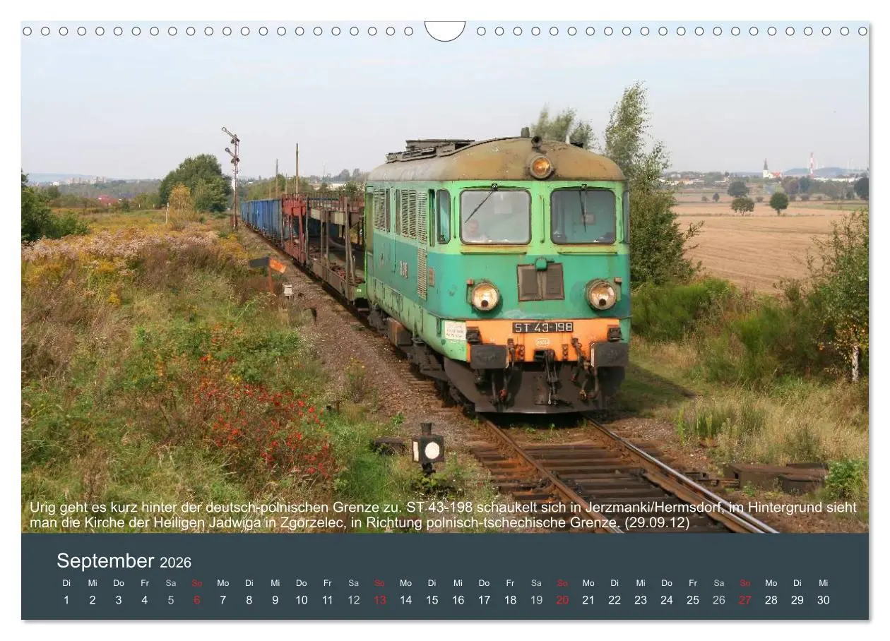 Bild: 9783516072372 | Mit Diesellokomotiven quer durch die Lausitz - 2026 (Wandkalender...