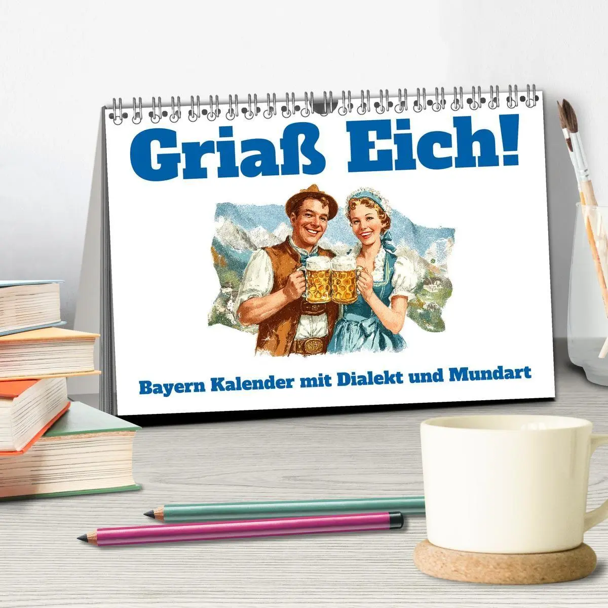 Bild: 9783516692372 | Griaß Eich! Bayern Kalender mit Dialekt und Mundart (Tischkalender...