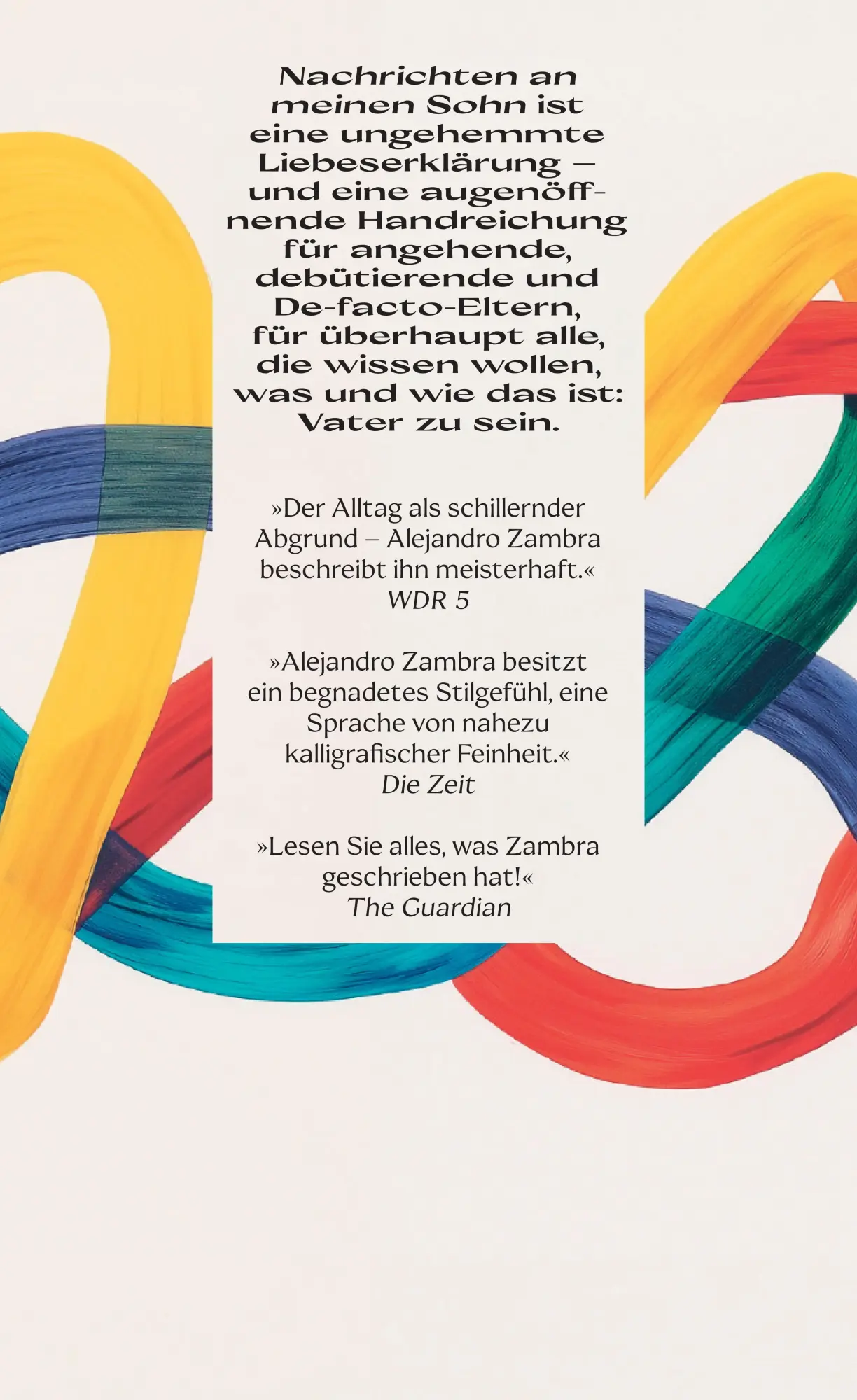 Rückseite: 9783518432372 | Nachrichten an meinen Sohn | Alejandro Zambra | Buch | 239 S. | 2025