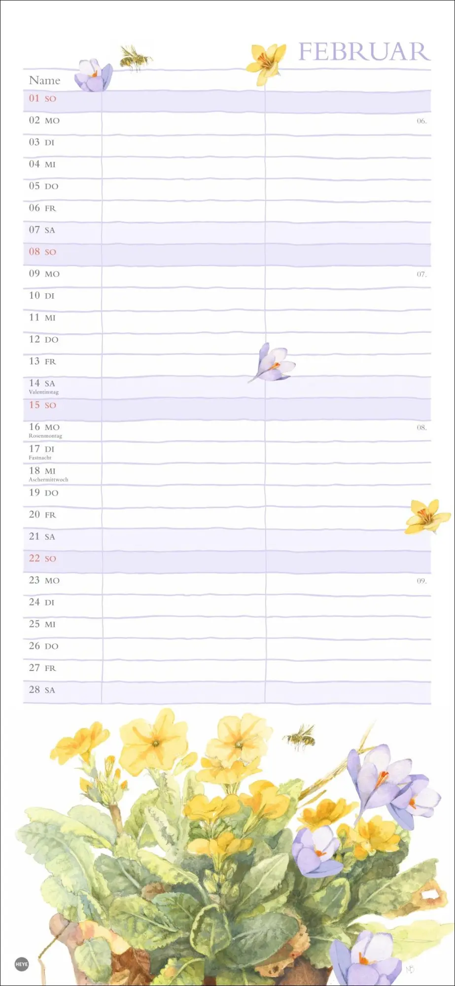 Bild: 9783756412372 | Marjolein Bastin: Planer für zwei 2026 | Marjolein Bastin | Kalender