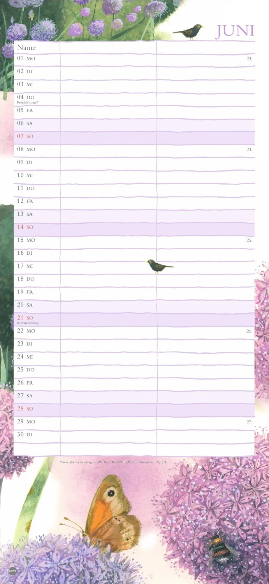 Bild: 9783756412372 | Marjolein Bastin: Planer für zwei 2026 | Marjolein Bastin | Kalender