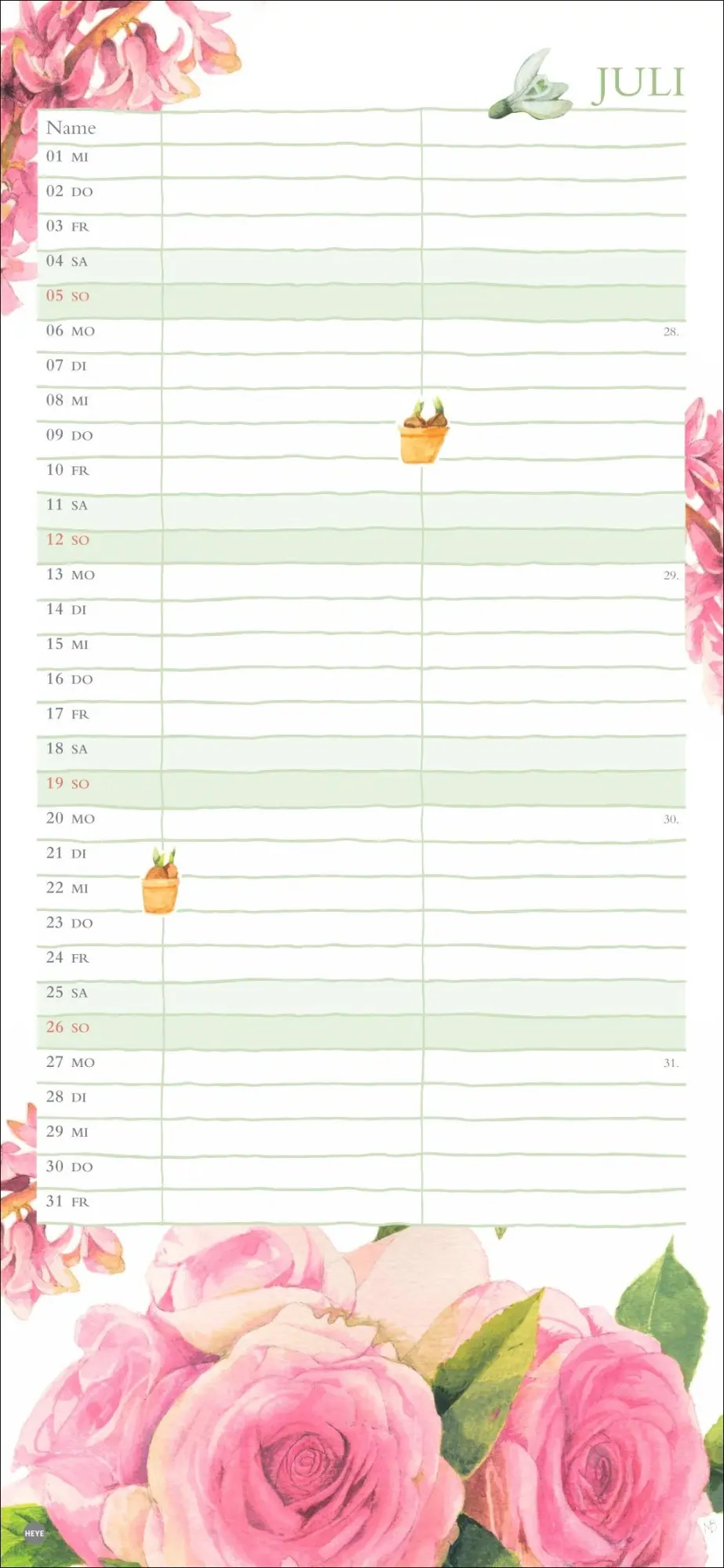 Bild: 9783756412372 | Marjolein Bastin: Planer für zwei 2026 | Marjolein Bastin | Kalender