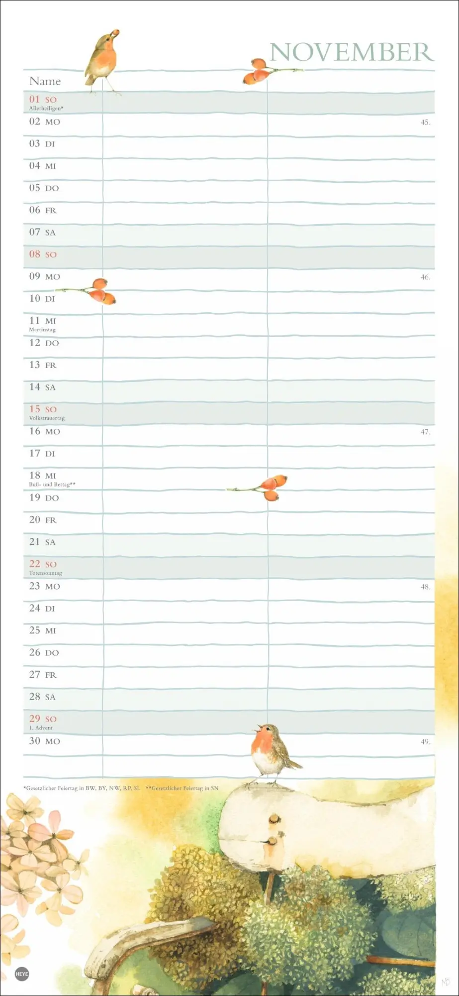 Bild: 9783756412372 | Marjolein Bastin: Planer für zwei 2026 | Marjolein Bastin | Kalender