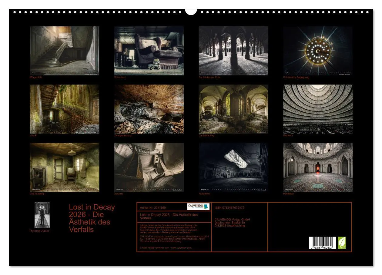 Bild: 9783457972472 | Lost in Decay 2026 - Die Ästhetik des Verfalls (Wandkalender 2026...