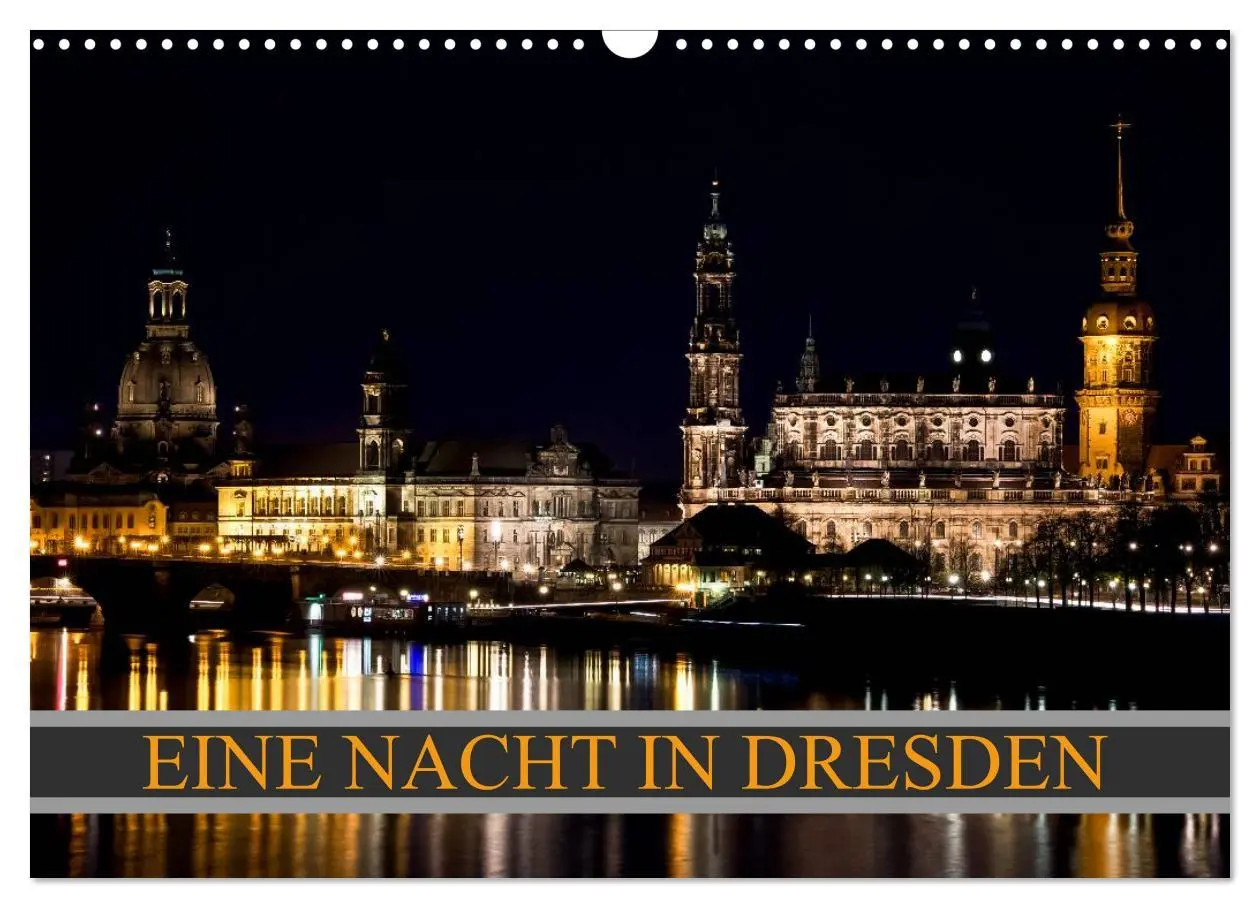 Cover: 9783516132472 | Eine Nacht in Dresden (Wandkalender 2026 DIN A3 quer), CALVENDO...