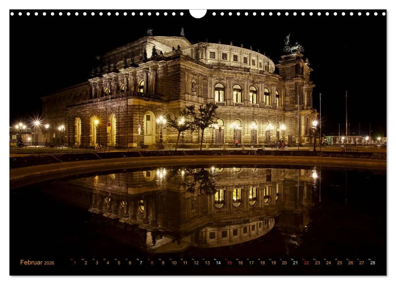 Bild: 9783516132472 | Eine Nacht in Dresden (Wandkalender 2026 DIN A3 quer), CALVENDO...
