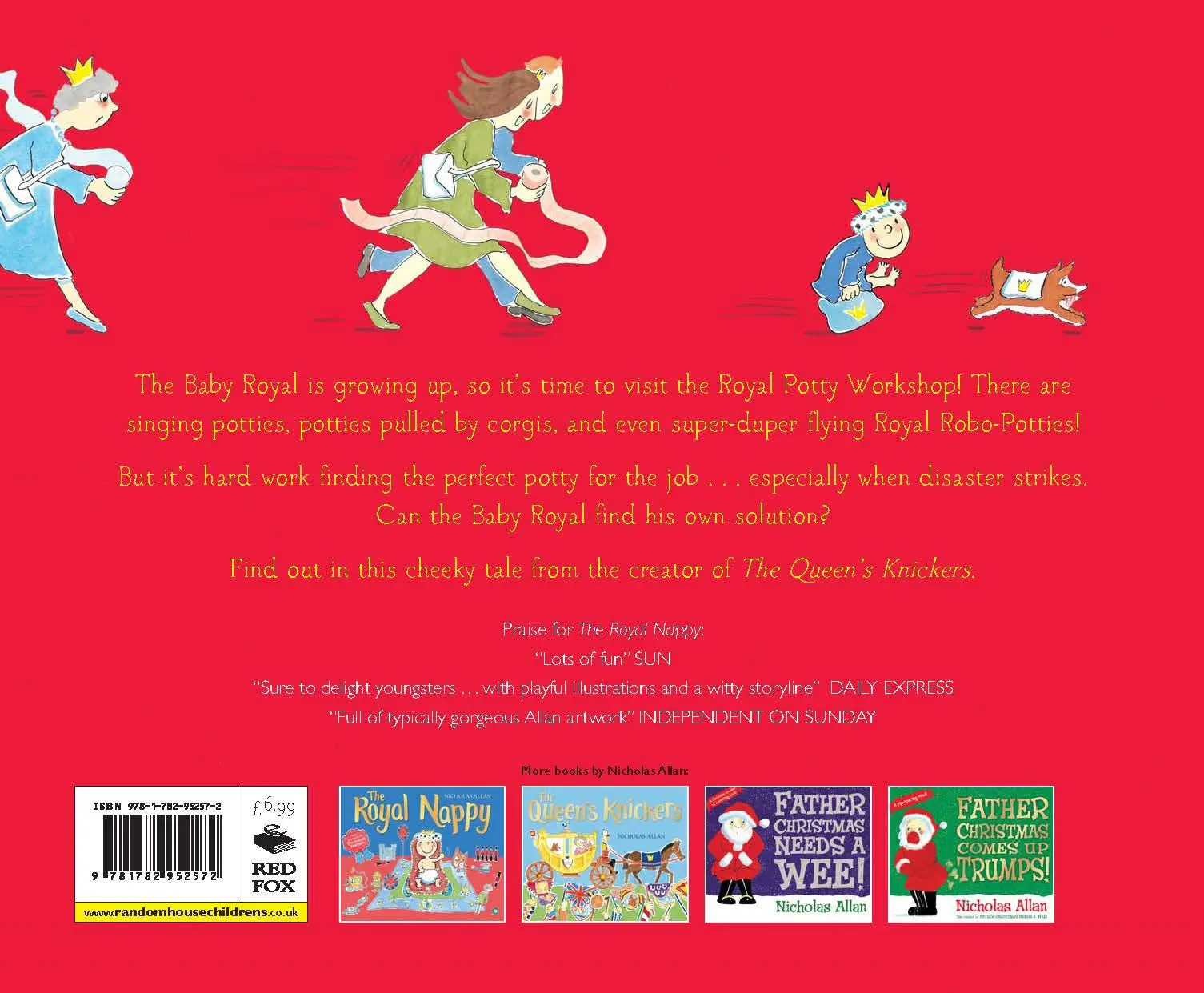 Rückseite: 9781782952572 | The Prince and the Potty | Nicholas Allan | Taschenbuch | 32 S. | 2014