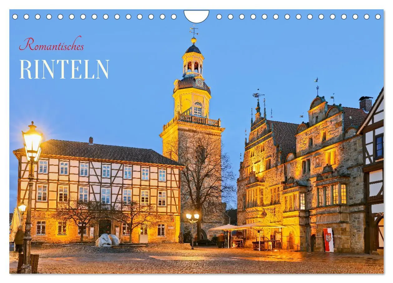 Cover: 9783457342572 | Romantisches RINTELN (Wandkalender 2026 DIN A4 quer), CALVENDO...