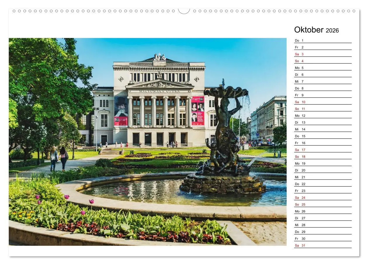 Bild: 9783457892572 | Ein Wochenende in Riga (Wandkalender 2026 DIN A2 quer), CALVENDO...