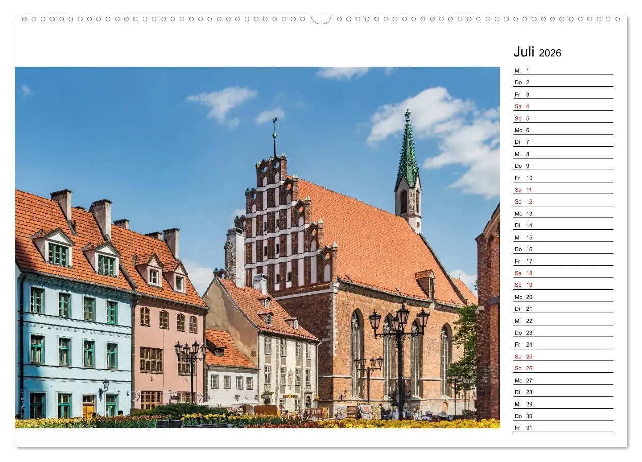 Bild: 9783457892572 | Ein Wochenende in Riga (Wandkalender 2026 DIN A2 quer), CALVENDO...