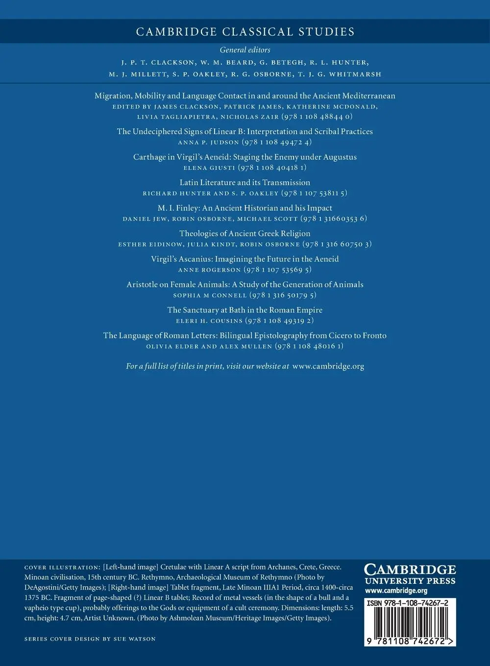 Rückseite: 9781108742672 | Aegean Linear Script(s) | Ester Salgarella | Taschenbuch | Englisch