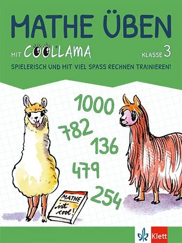 Cover: 9783121622672 | Mathe üben mit Coollama 3. Spielerisch und mit viel Spaß rechnen...