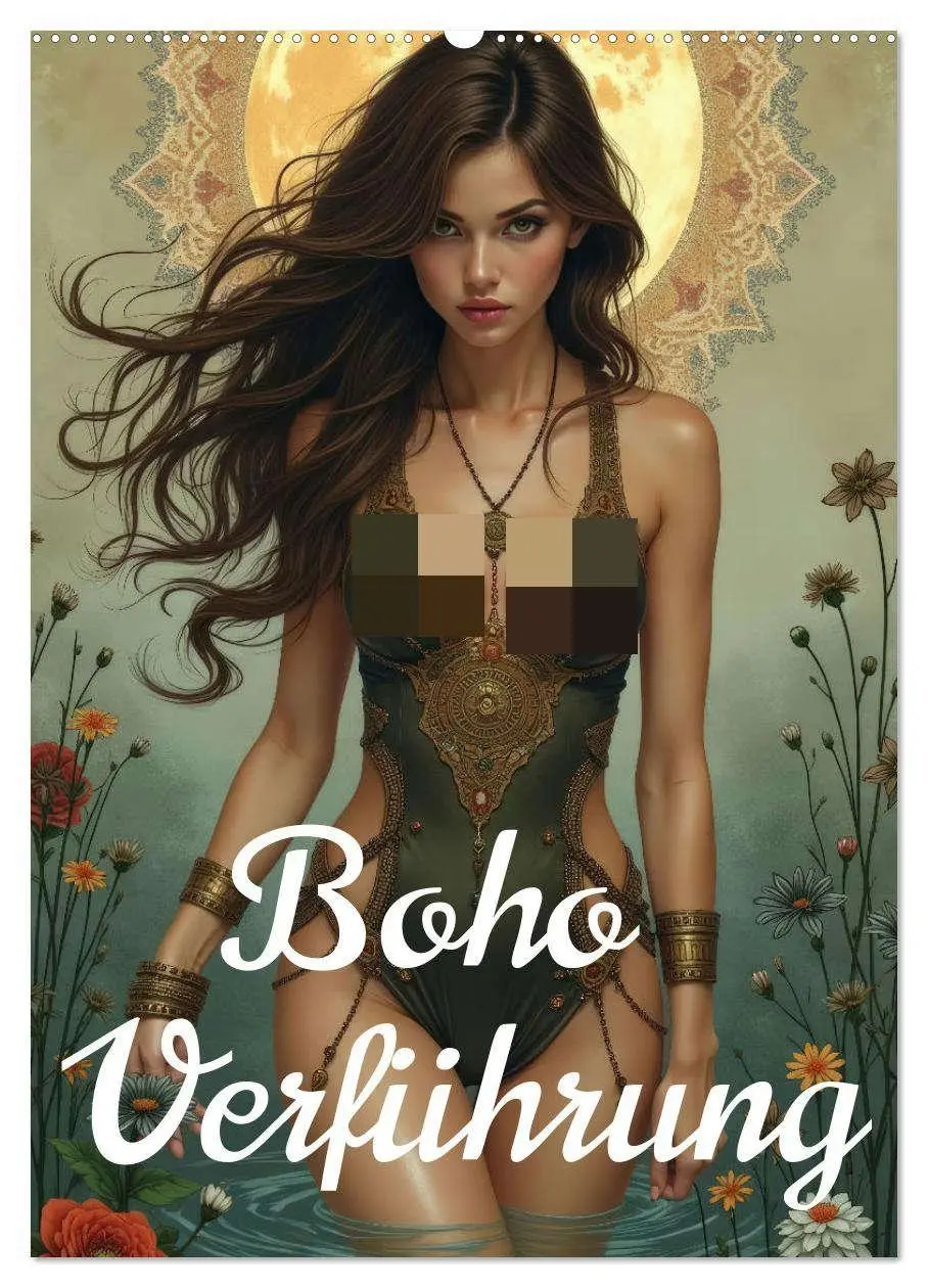 Cover: 9783457262672 | Boho Verführung (Wandkalender 2026 DIN A2 hoch), CALVENDO...