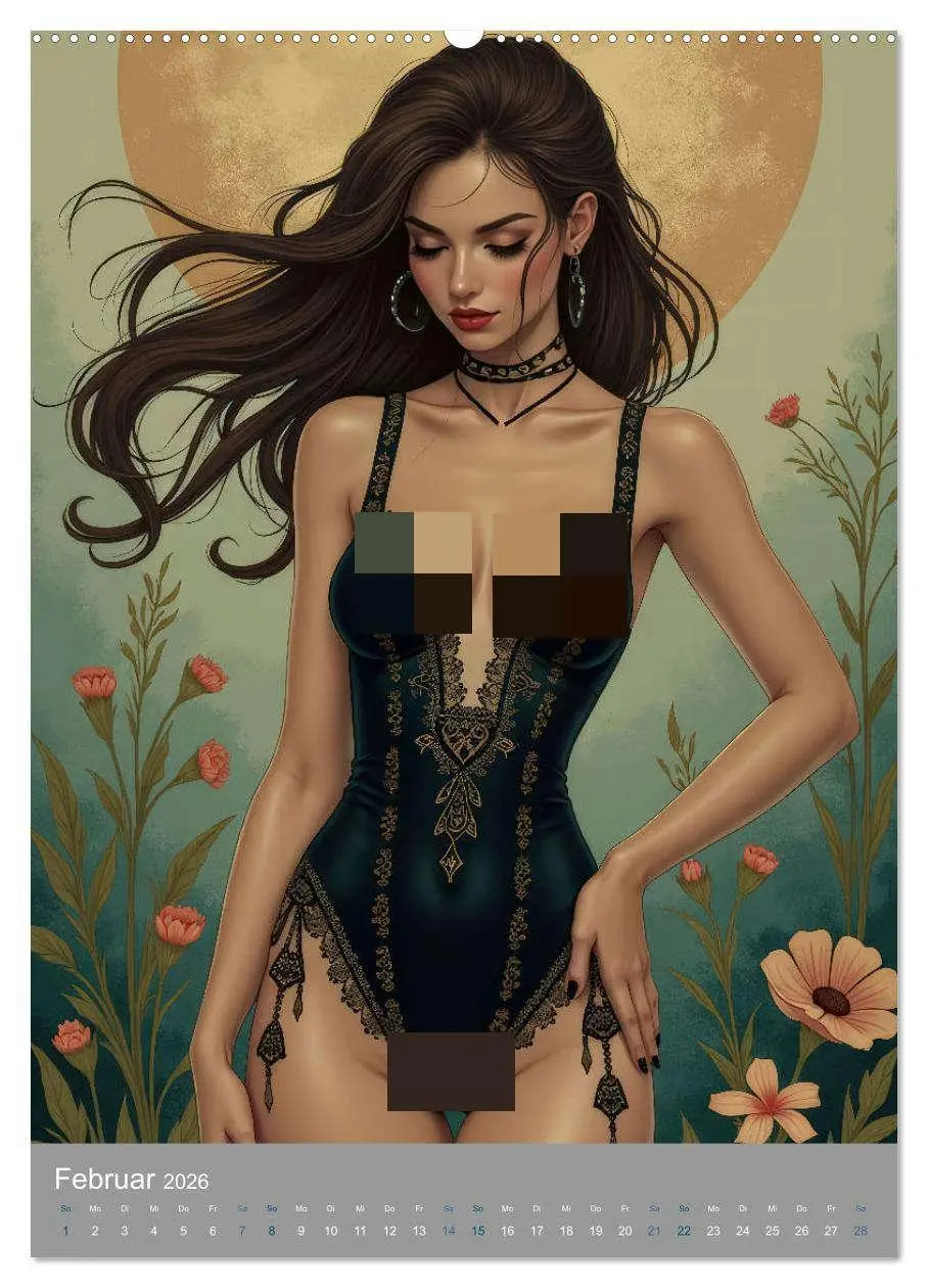 Bild: 9783457262672 | Boho Verführung (Wandkalender 2026 DIN A2 hoch), CALVENDO...