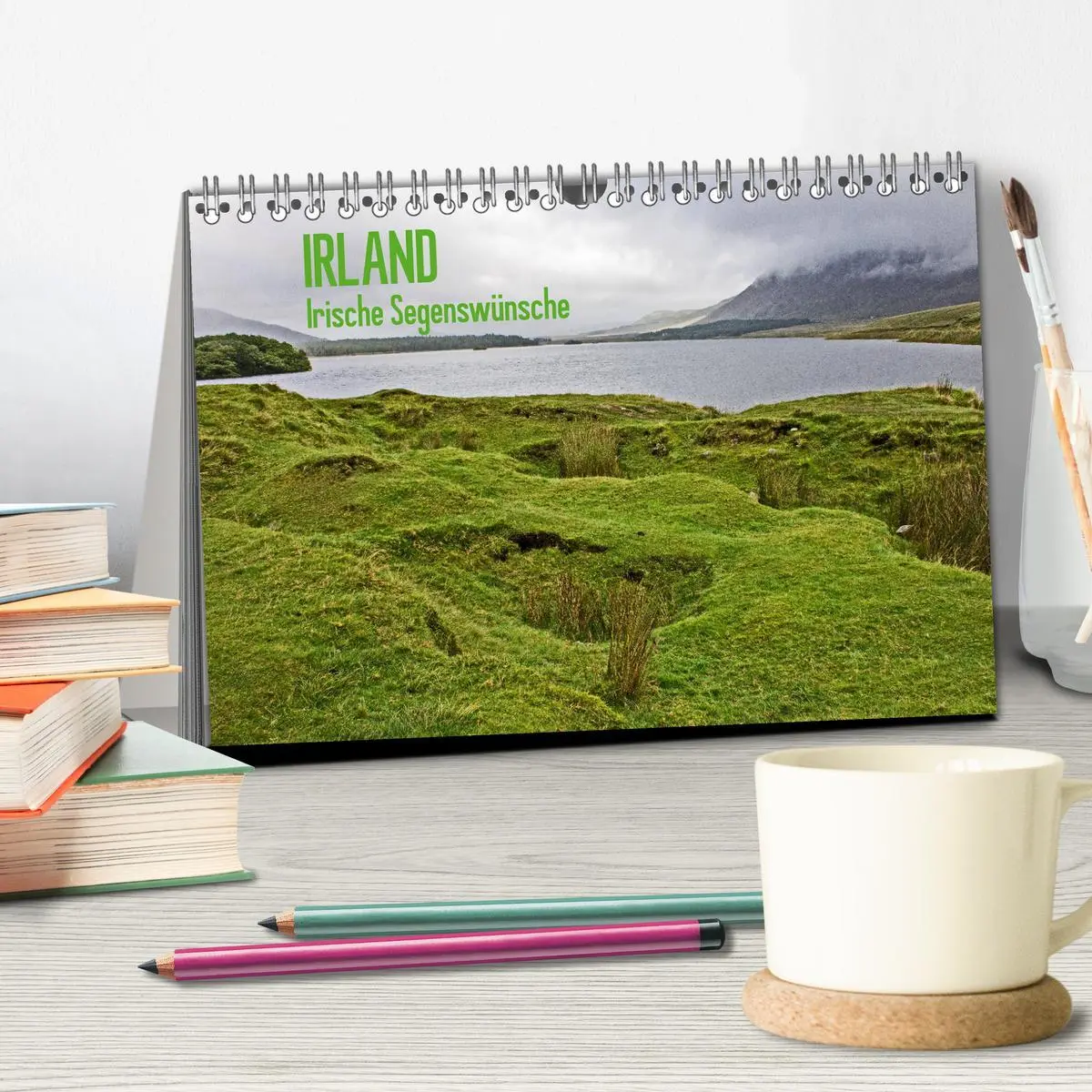 Bild: 9783457882672 | Irland - Irische Segenswünsche (Tischkalender 2026 DIN A5 quer),...
