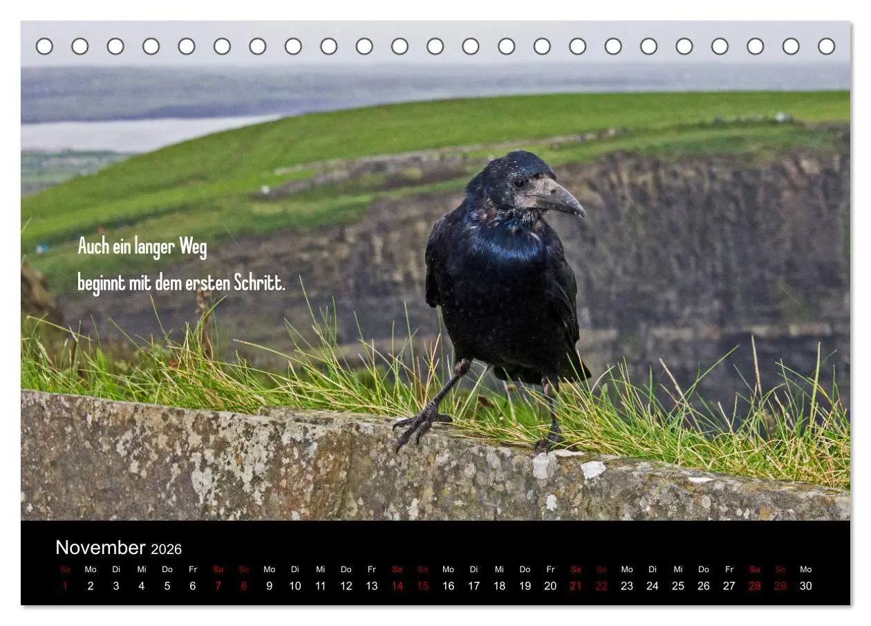 Bild: 9783457882672 | Irland - Irische Segenswünsche (Tischkalender 2026 DIN A5 quer),...