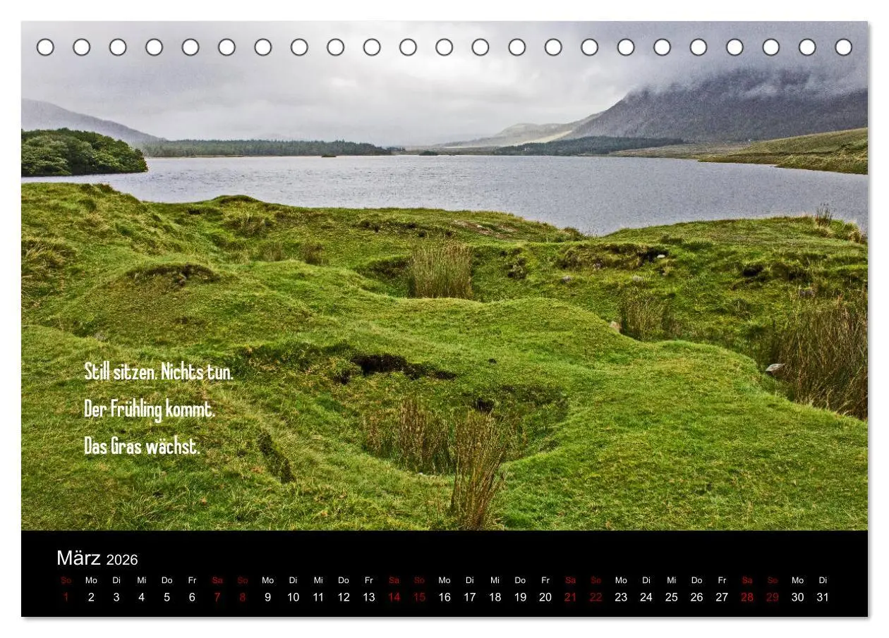 Bild: 9783457882672 | Irland - Irische Segenswünsche (Tischkalender 2026 DIN A5 quer),...