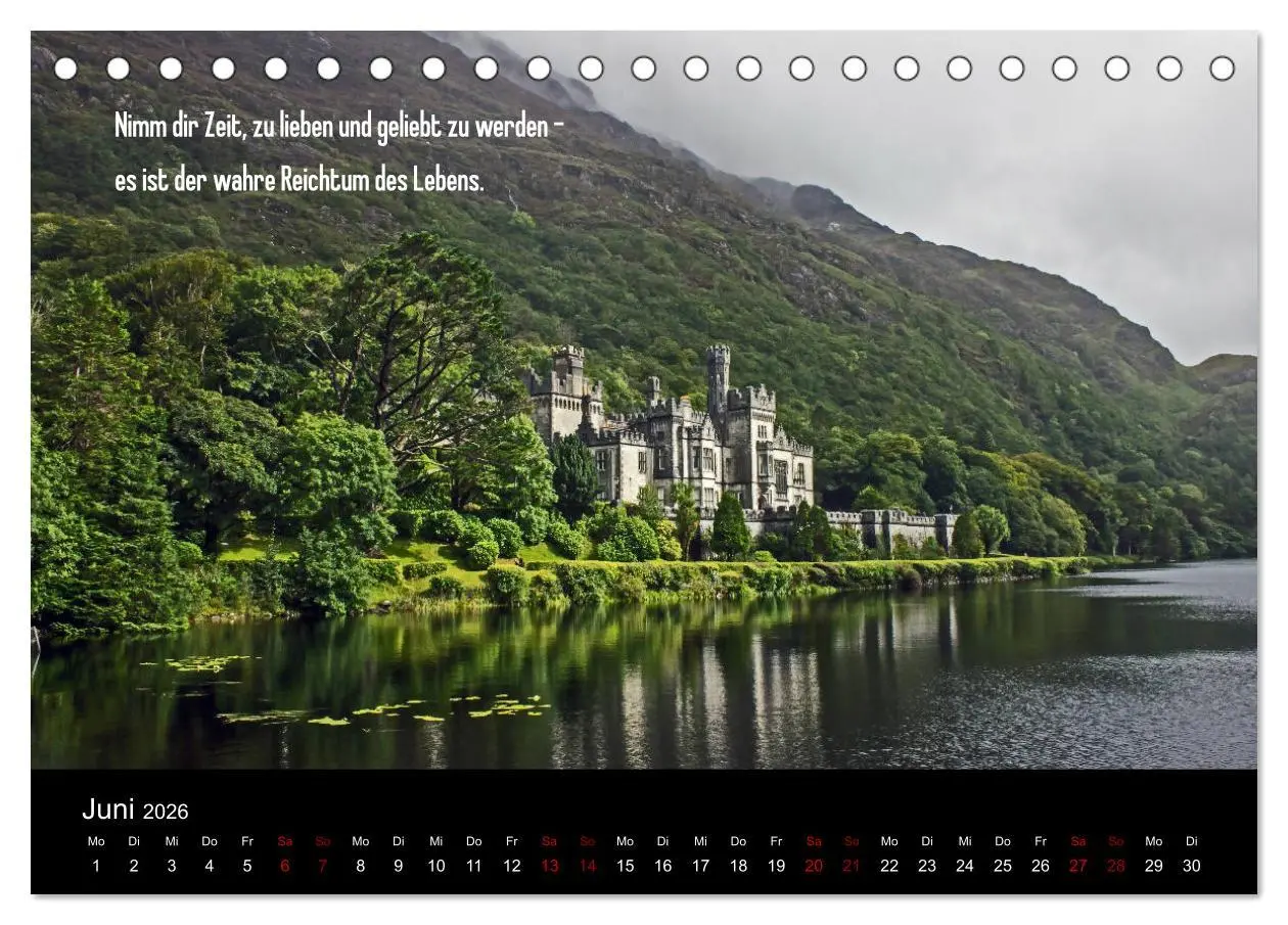 Bild: 9783457882672 | Irland - Irische Segenswünsche (Tischkalender 2026 DIN A5 quer),...