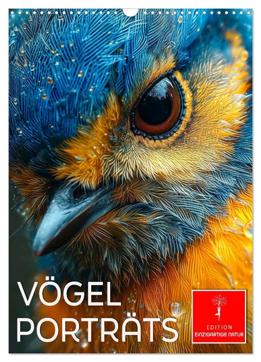 Cover: 9783516282672 | Vögel Porträts (Wandkalender 2026 DIN A3 hoch), CALVENDO...