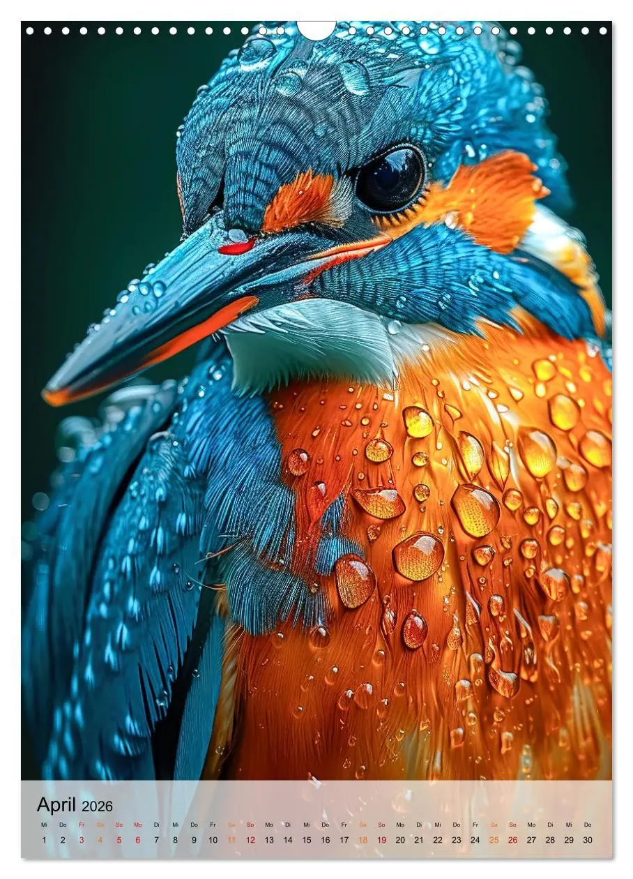 Bild: 9783516282672 | Vögel Porträts (Wandkalender 2026 DIN A3 hoch), CALVENDO...