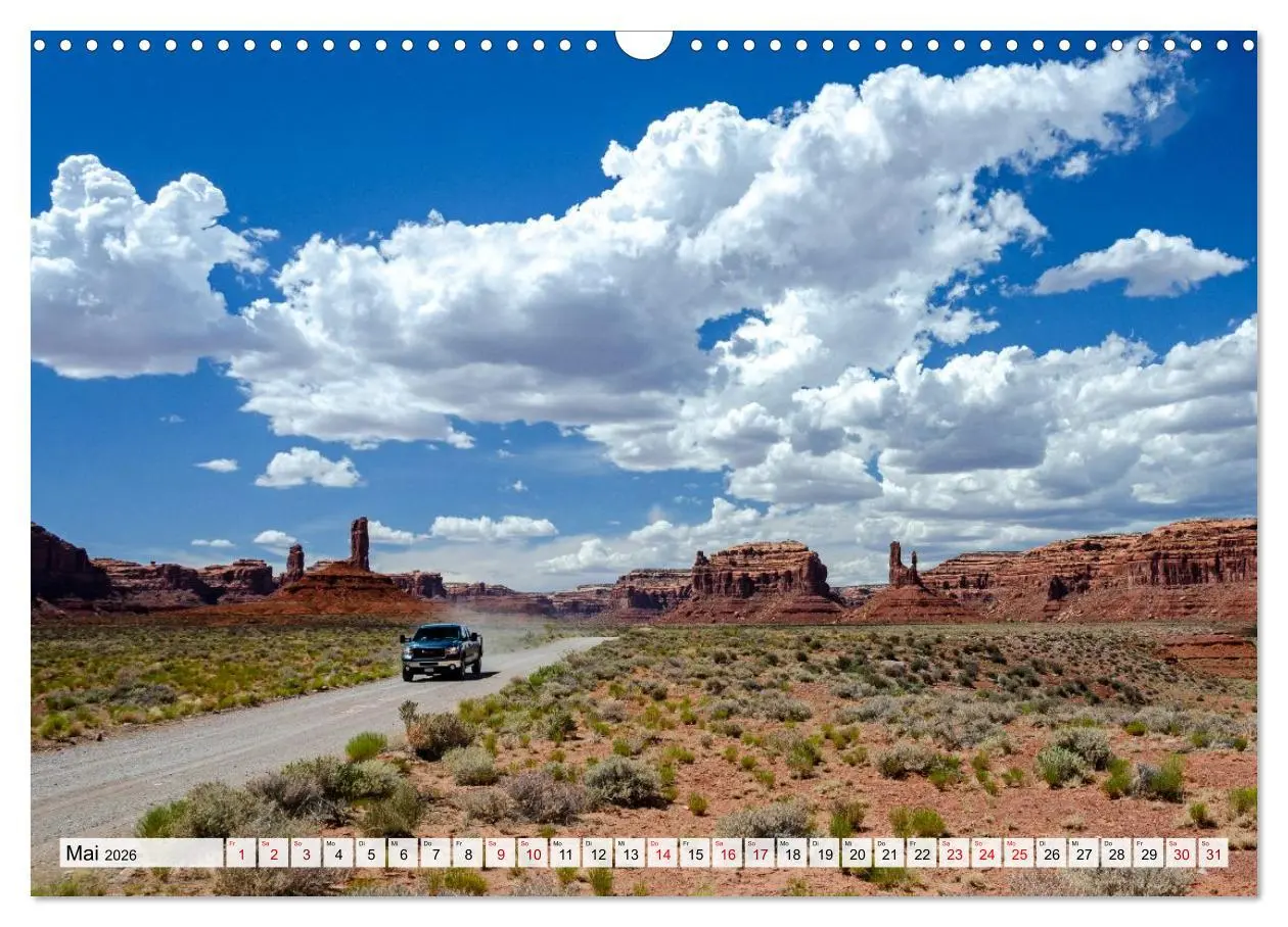 Bild: 9783516592672 | USA: Roadtrip durch die Wüste (Wandkalender 2026 DIN A3 quer),...