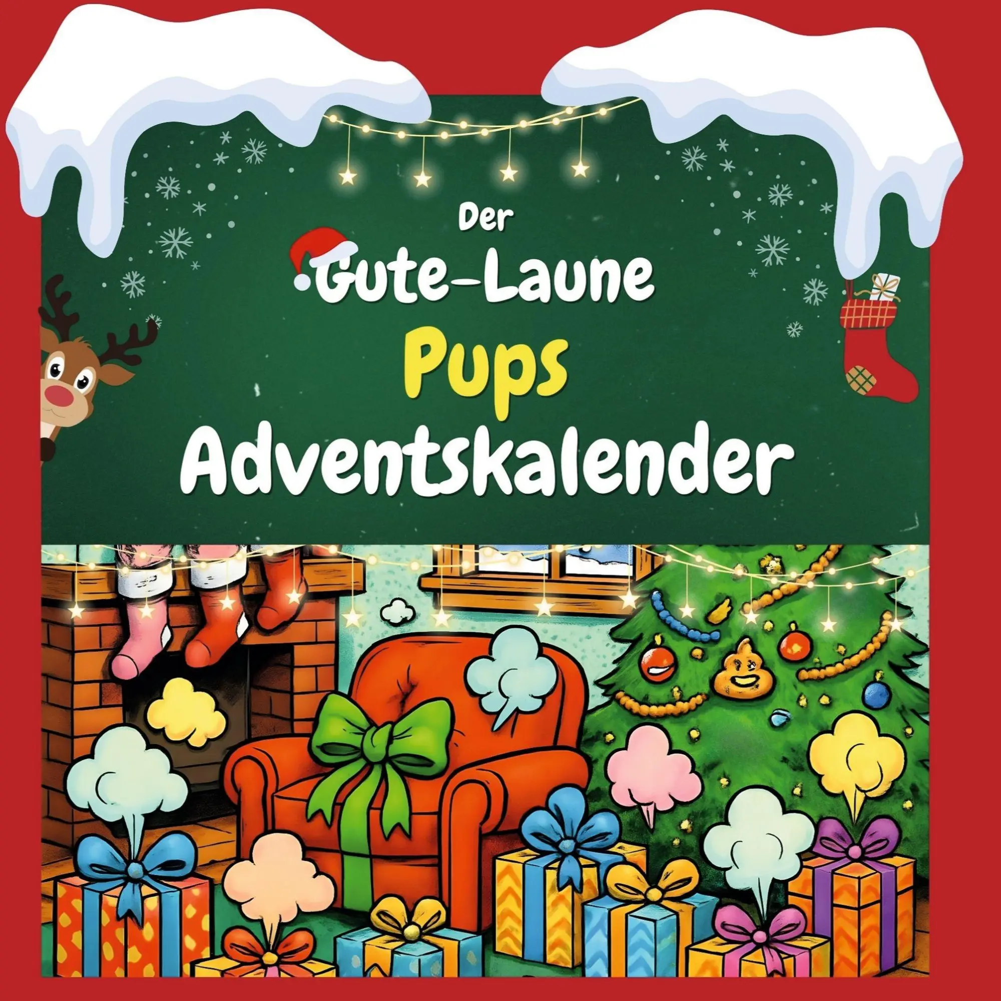 Cover: 9783695312672 | Der Gute-Laune-Pups-Adventskalender | Samuel Fuchs | Taschenbuch