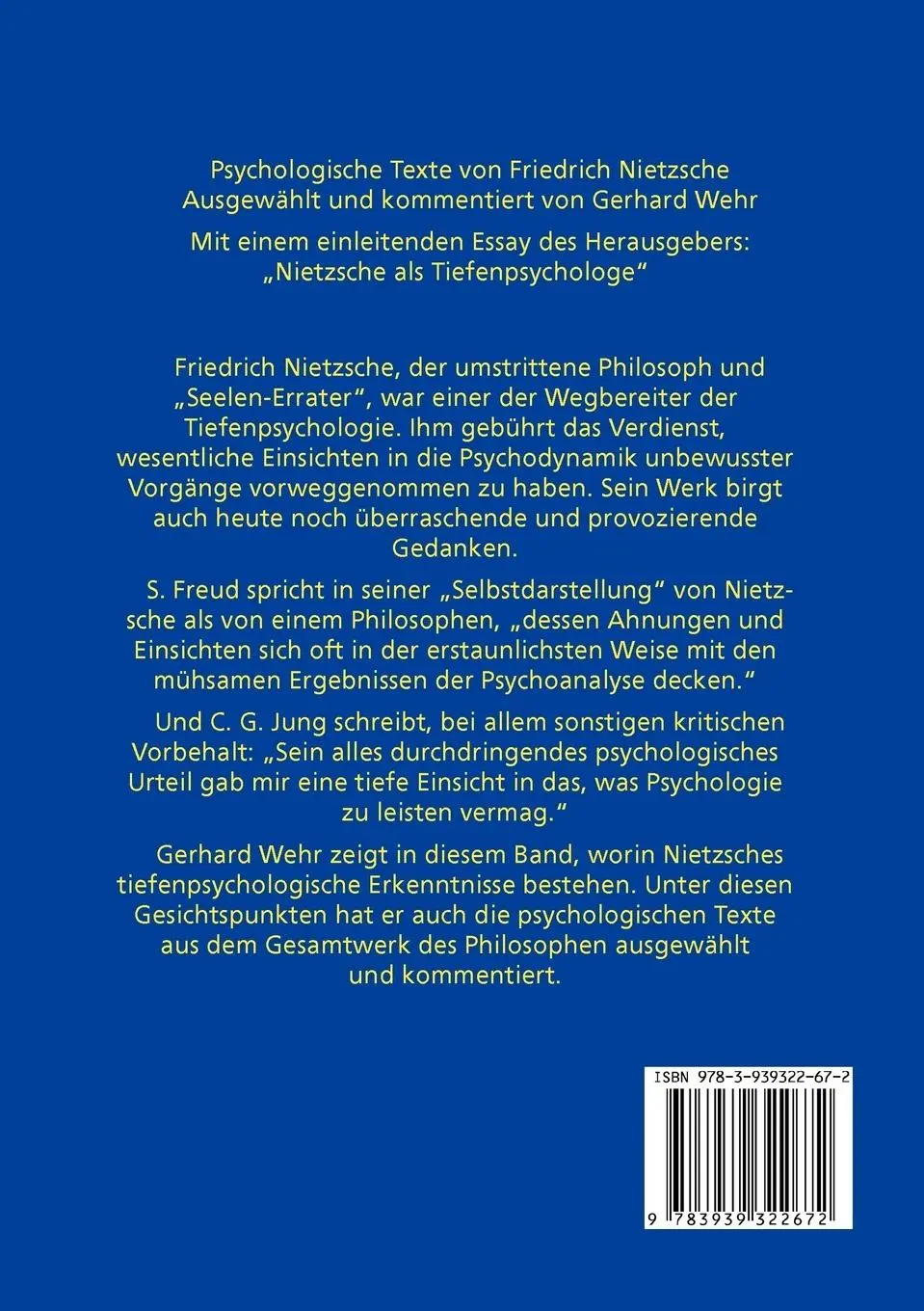 Rückseite: 9783939322672 | Friedrich Nietzsche | Du sollst der werden, der du bist | Gerhard Wehr