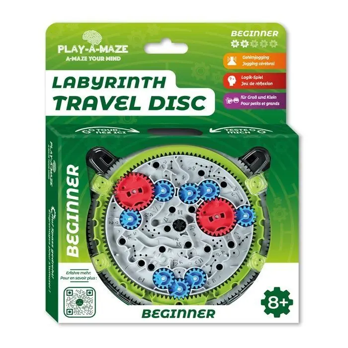 Cover: 7640250152772 | PLAY-A-MAZE - Labyrinth Travel Disc BEGINNER | Spiel | Deutsch | 2025