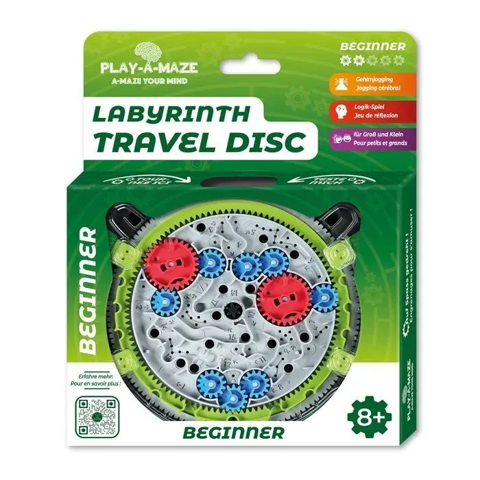 Bild: 7640250152772 | PLAY-A-MAZE - Labyrinth Travel Disc BEGINNER | Spiel | Deutsch | 2025