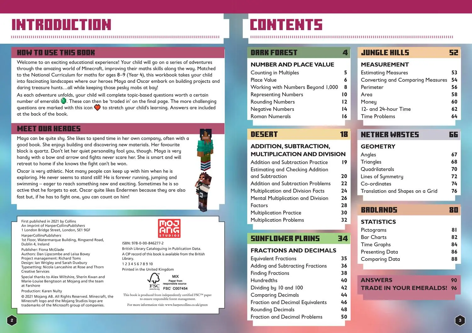 Bild: 9780008462772 | MNCRFT E_MNCRFT MATHS AGES 8-9 | Collins Ks2 | Taschenbuch | Englisch