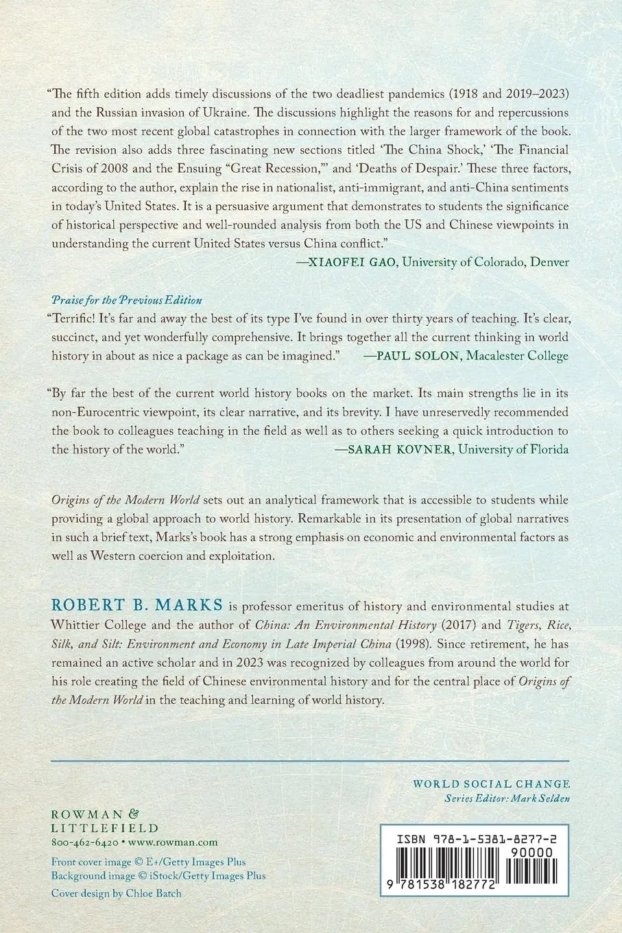 Rückseite: 9781538182772 | The Origins of the Modern World | Robert B. Marks | Taschenbuch | 2024