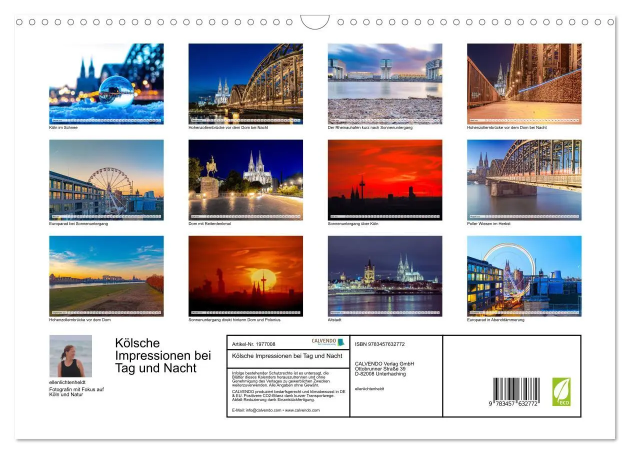 Bild: 9783457632772 | Kölsche Impressionen bei Tag und Nacht (Wandkalender 2026 DIN A3...