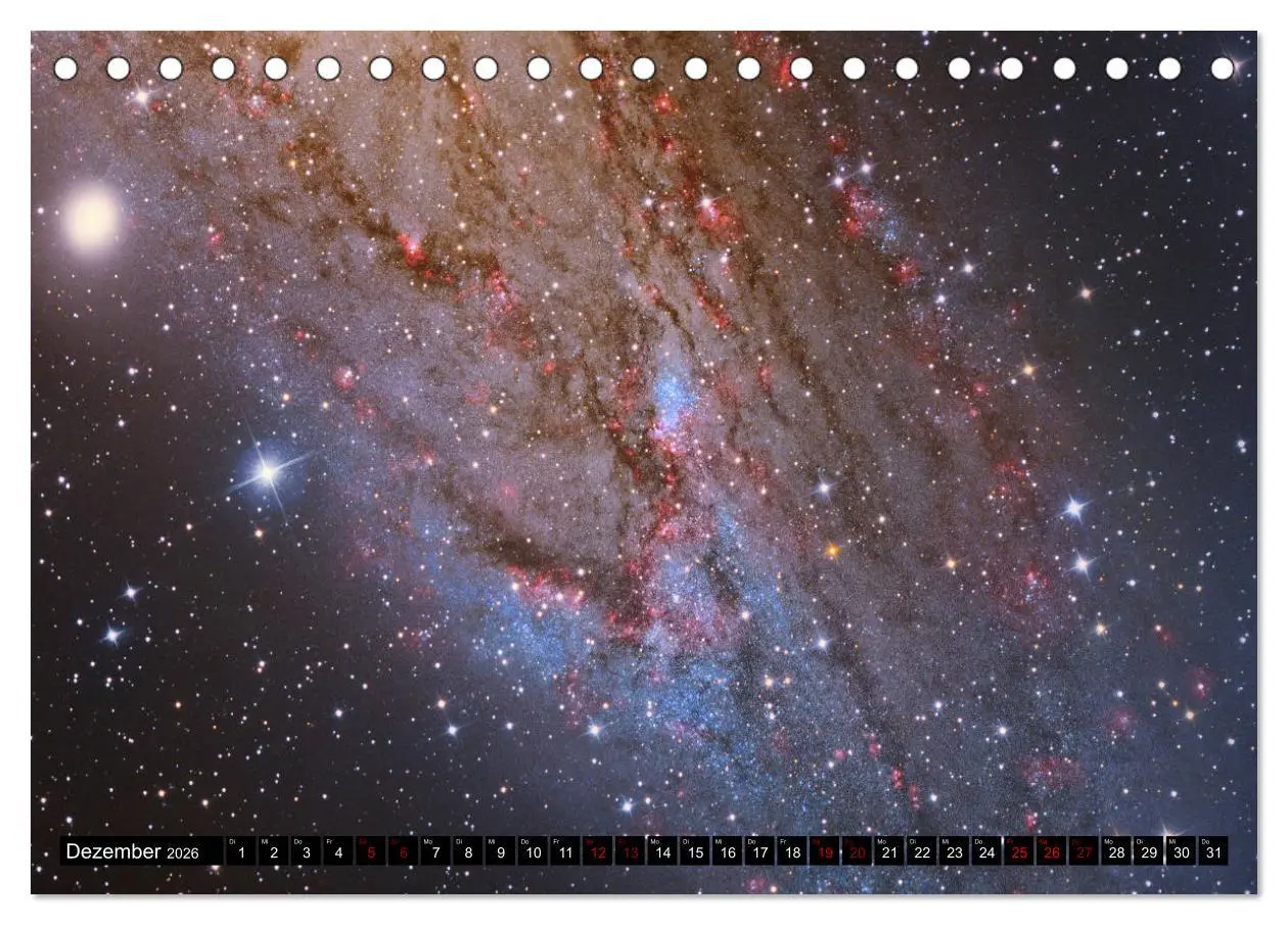 Bild: 9783457872772 | Galaxien des Nordhimmels (Tischkalender 2026 DIN A5 quer), CALVENDO...
