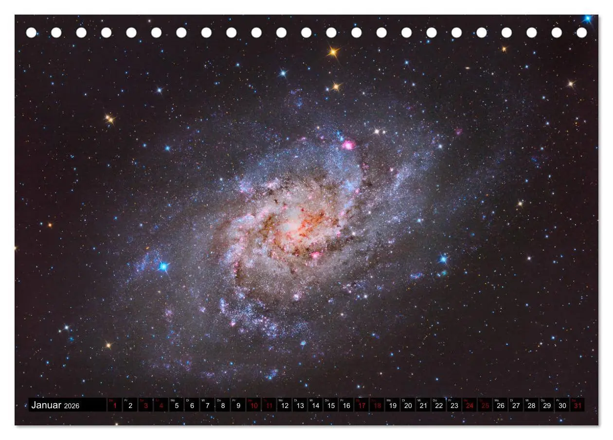 Bild: 9783457872772 | Galaxien des Nordhimmels (Tischkalender 2026 DIN A5 quer), CALVENDO...