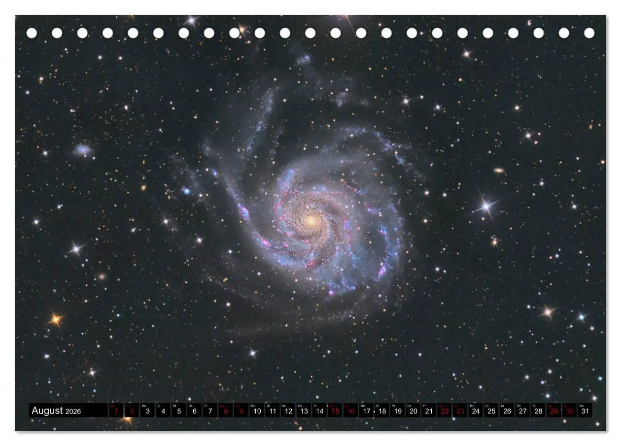 Bild: 9783457872772 | Galaxien des Nordhimmels (Tischkalender 2026 DIN A5 quer), CALVENDO...