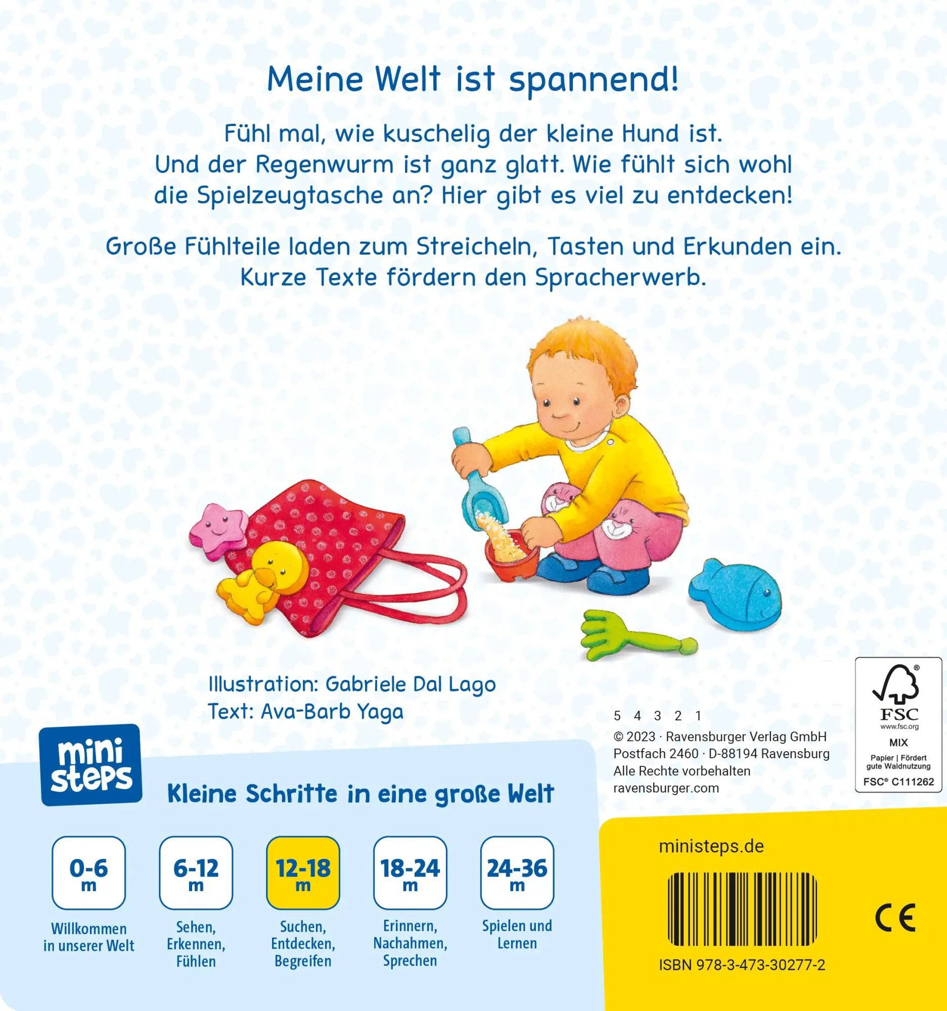 Rückseite: 9783473302772 | ministeps Fühl mal! Meine Welt - ab 12 Monate | Ab 12 Monaten | Yaga