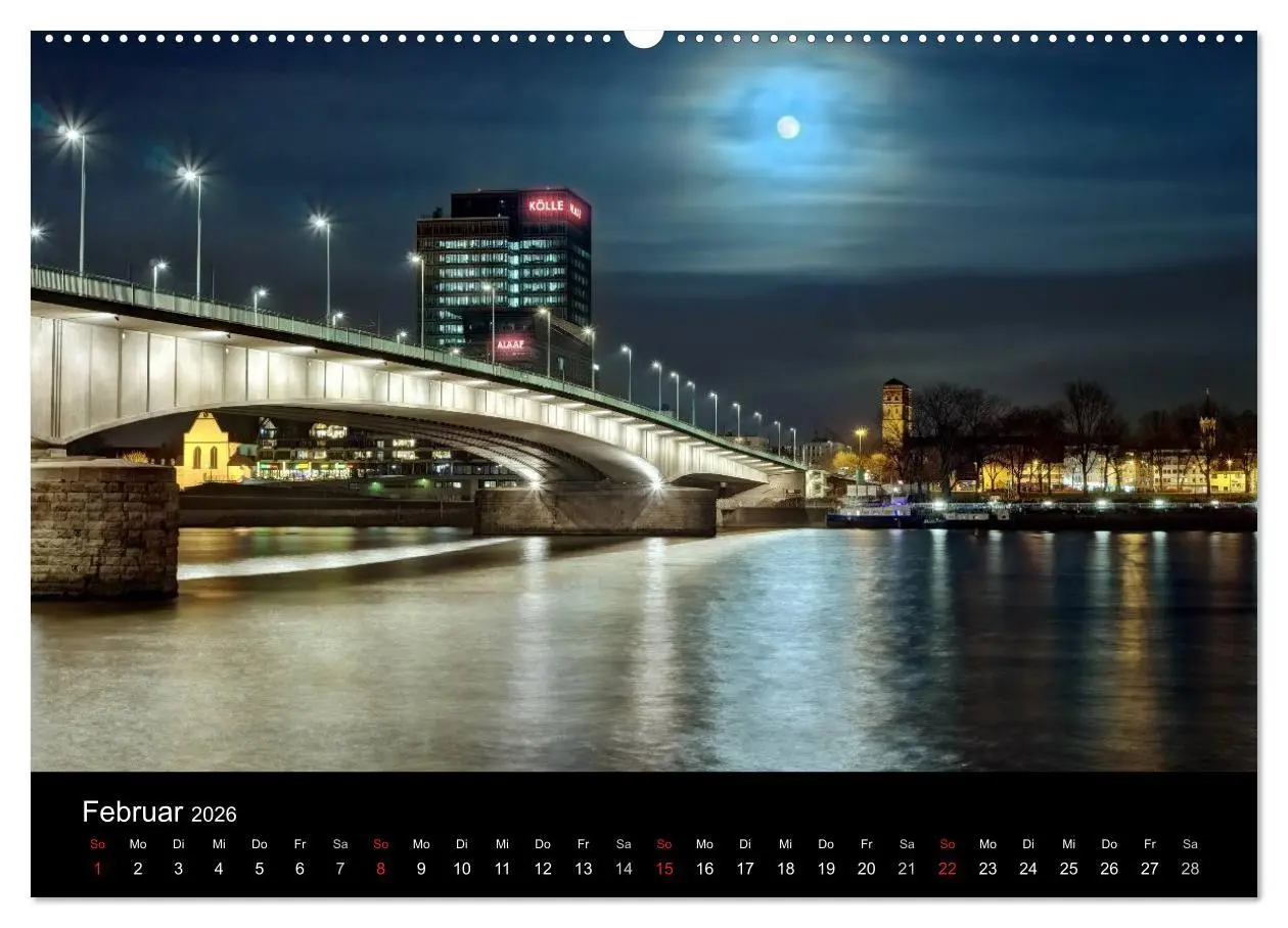 Bild: 9783516032772 | Köln bei Nacht - dunkelbunte Stadt (hochwertiger Premium...