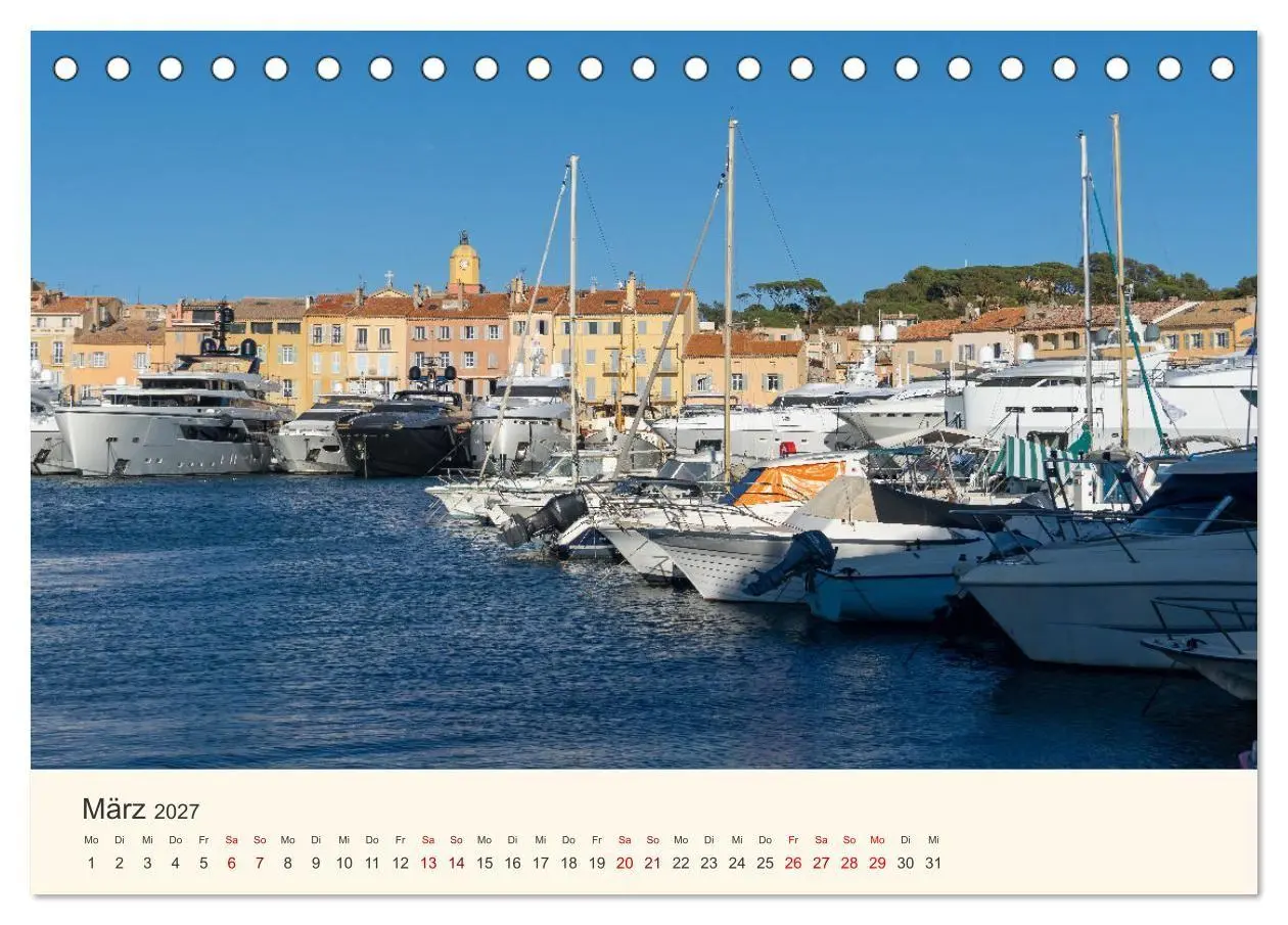 Bild: 9783569502772 | Wunderschöne Côte d'Azur (Tischkalender 2027 DIN A5 quer), CALVENDO...