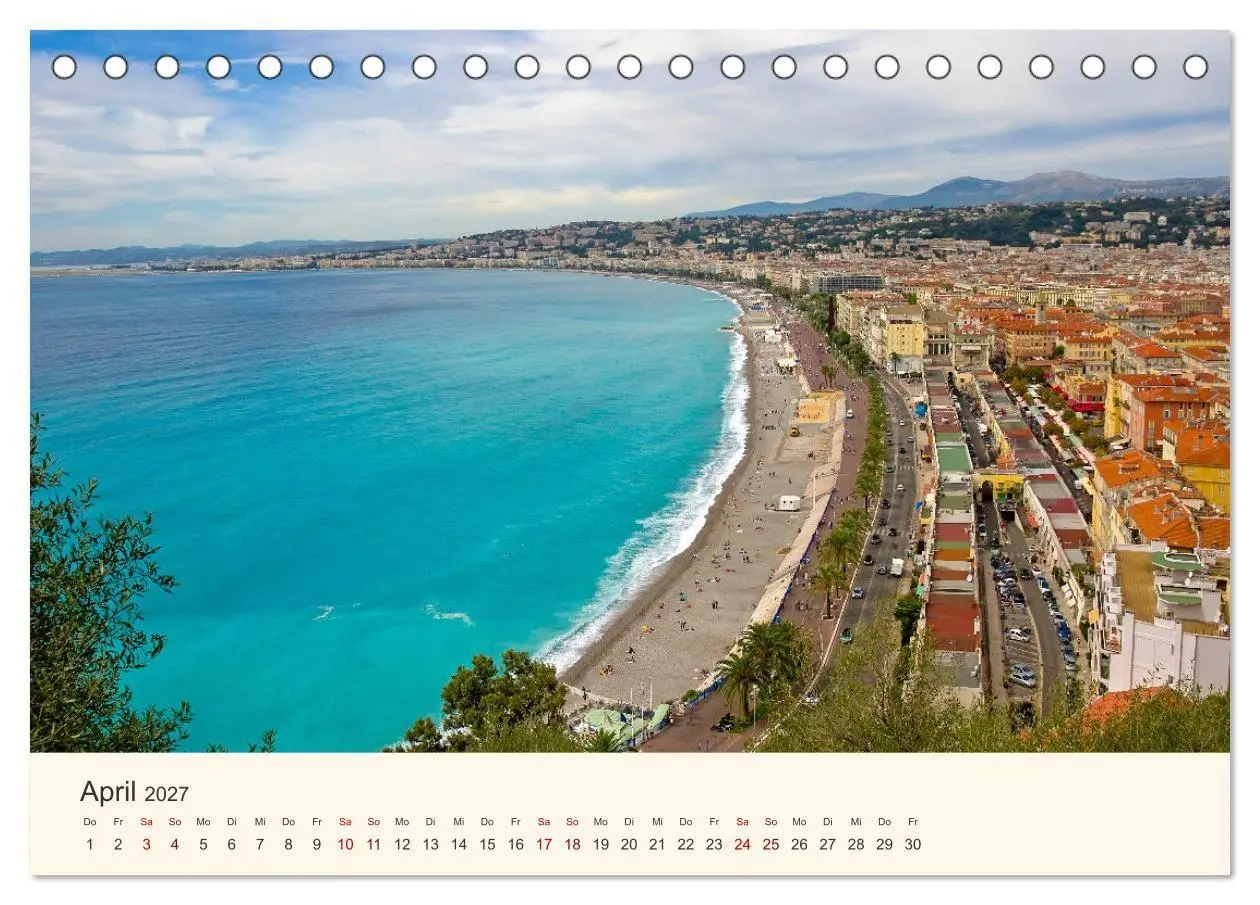 Bild: 9783569502772 | Wunderschöne Côte d'Azur (Tischkalender 2027 DIN A5 quer), CALVENDO...