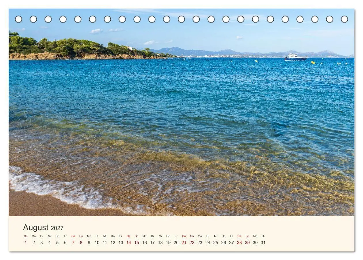 Bild: 9783569502772 | Wunderschöne Côte d'Azur (Tischkalender 2027 DIN A5 quer), CALVENDO...