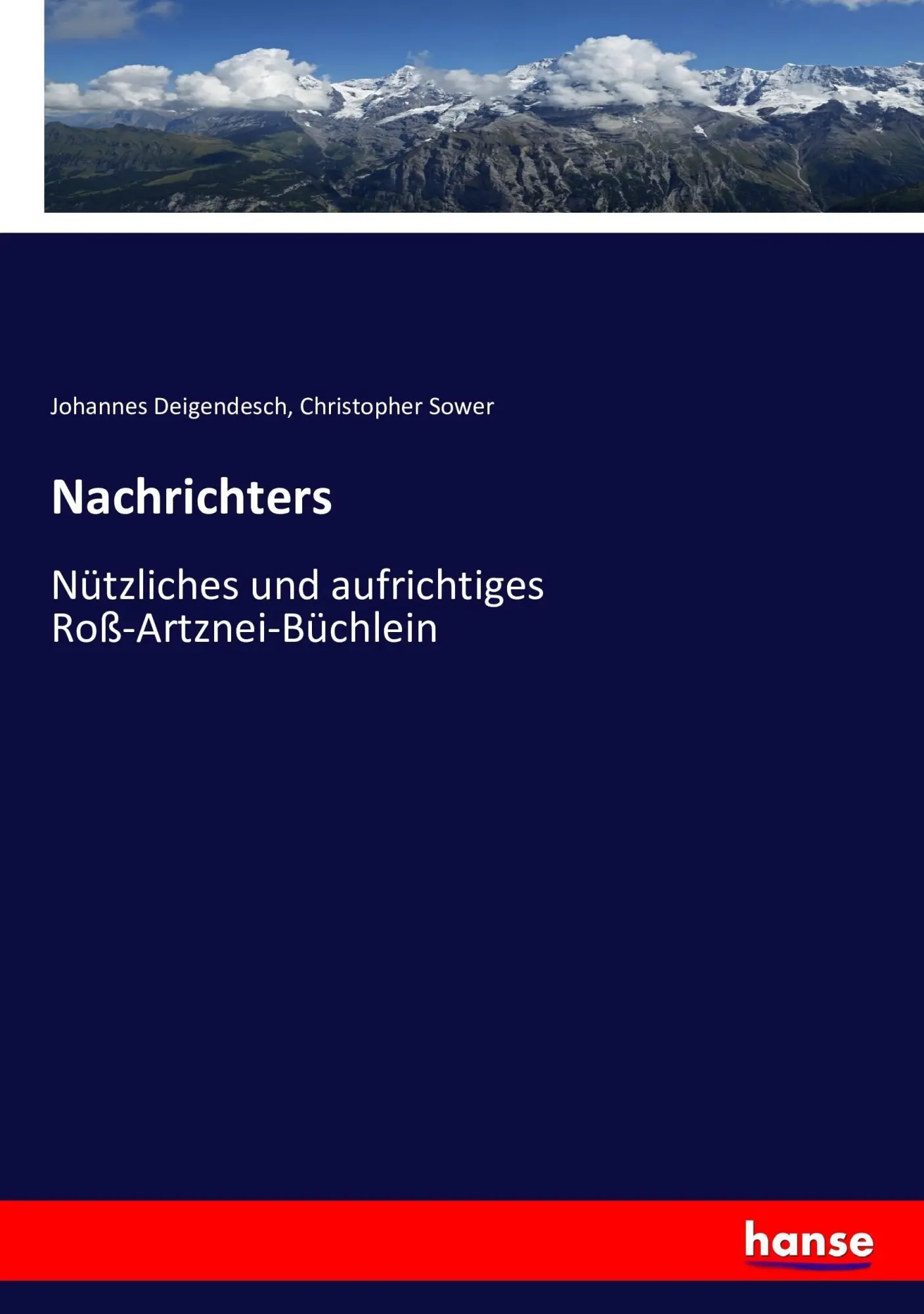 Cover: 9783743432772 | Nachrichters | Nützliches und aufrichtiges Roß-Artznei-Büchlein | Buch