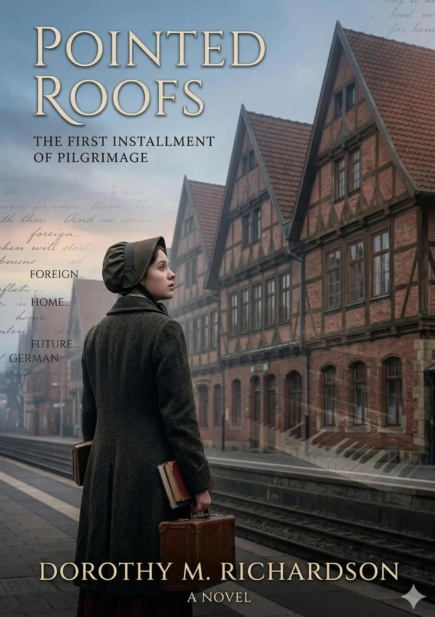Cover: 9791043142772 | Pointed Roofs | by Dorothy M. Richardson | Dorothy M. Richardson