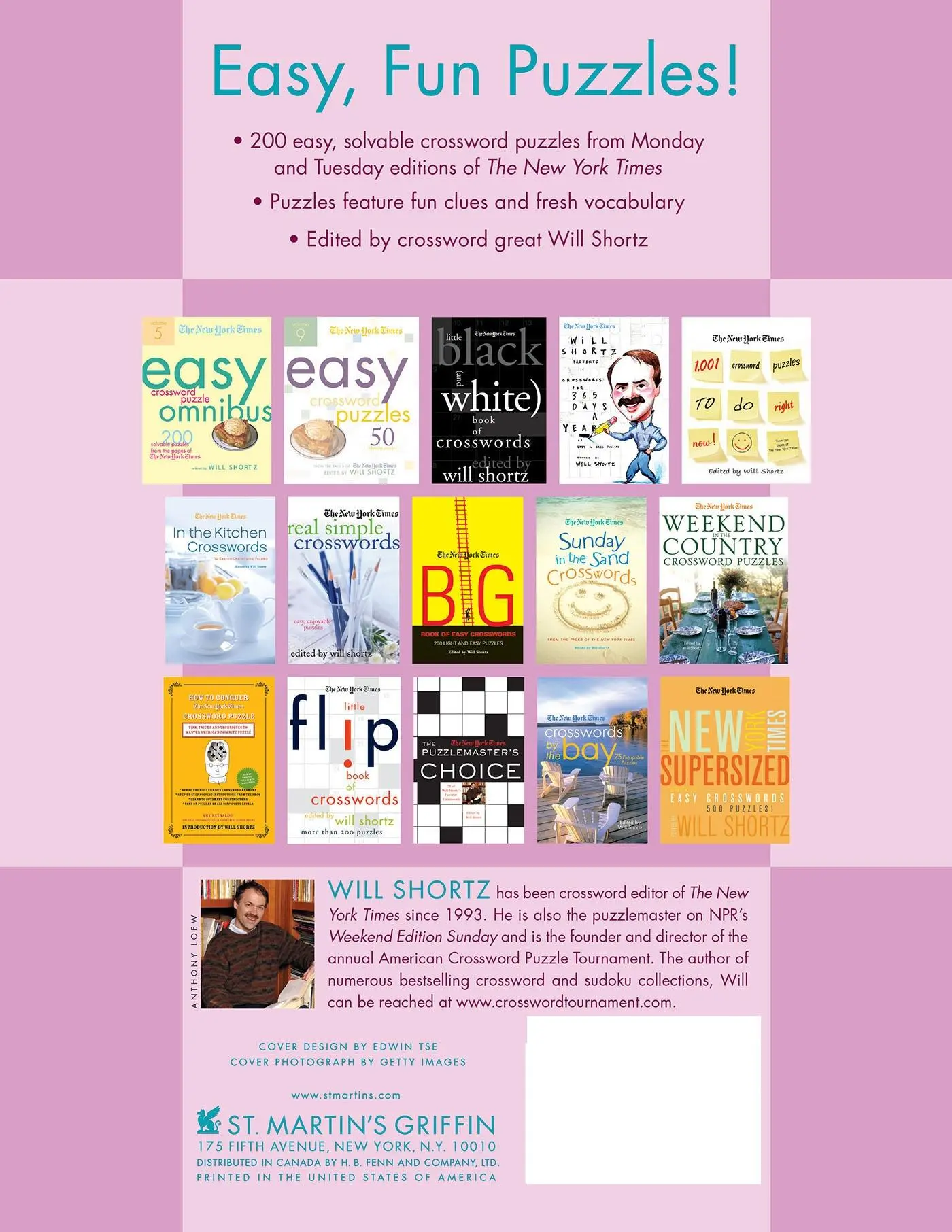 Rückseite: 9780312382872 | The New York Times Easy Crossword Puzzle Omnibus, Volume 6 | Shortz