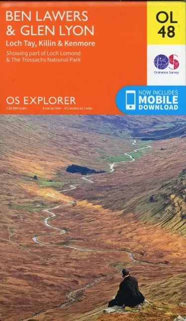Cover: 9780319242872 | Ben Lawers &amp; Glen Lyon, Loch Tay, Killin &amp; Kenmore | Ordnance Survey