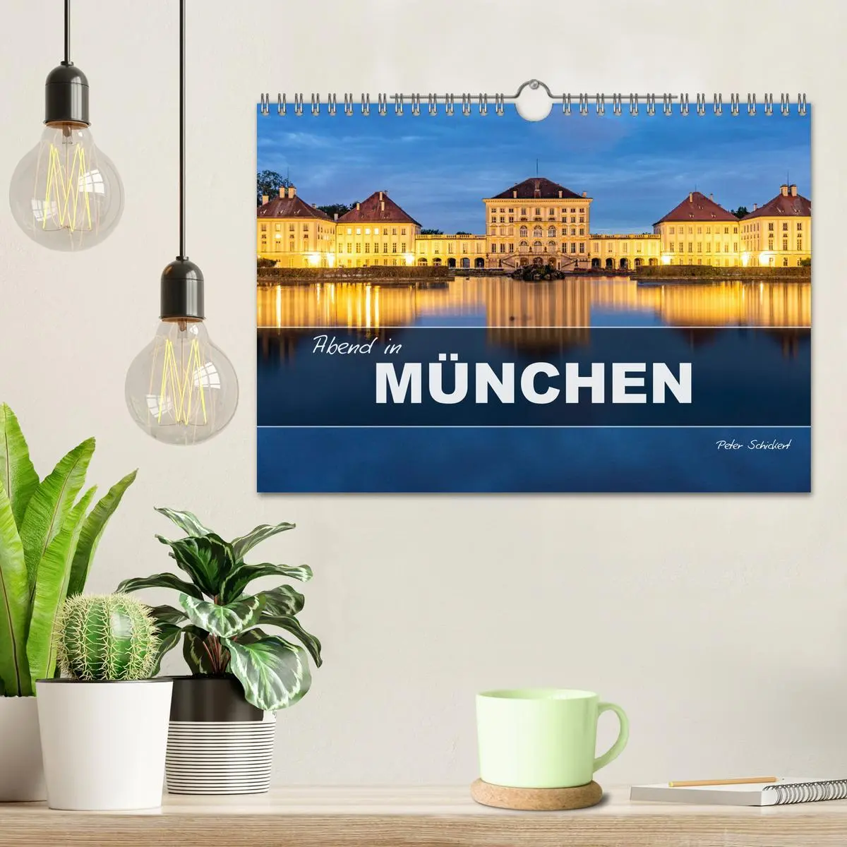 Bild: 9783457312872 | Abend in München (Wandkalender 2026 DIN A4 quer), CALVENDO...