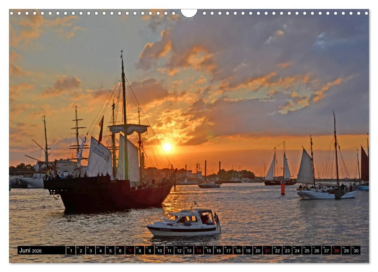 Bild: 9783457792872 | Warnemünde und Rostock, Perlen an der Ostsee (Wandkalender 2026 DIN...