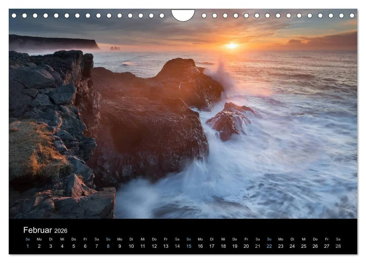 Bild: 9783516022872 | Traumziel Island 2026 (Wandkalender 2026 DIN A4 quer), CALVENDO...
