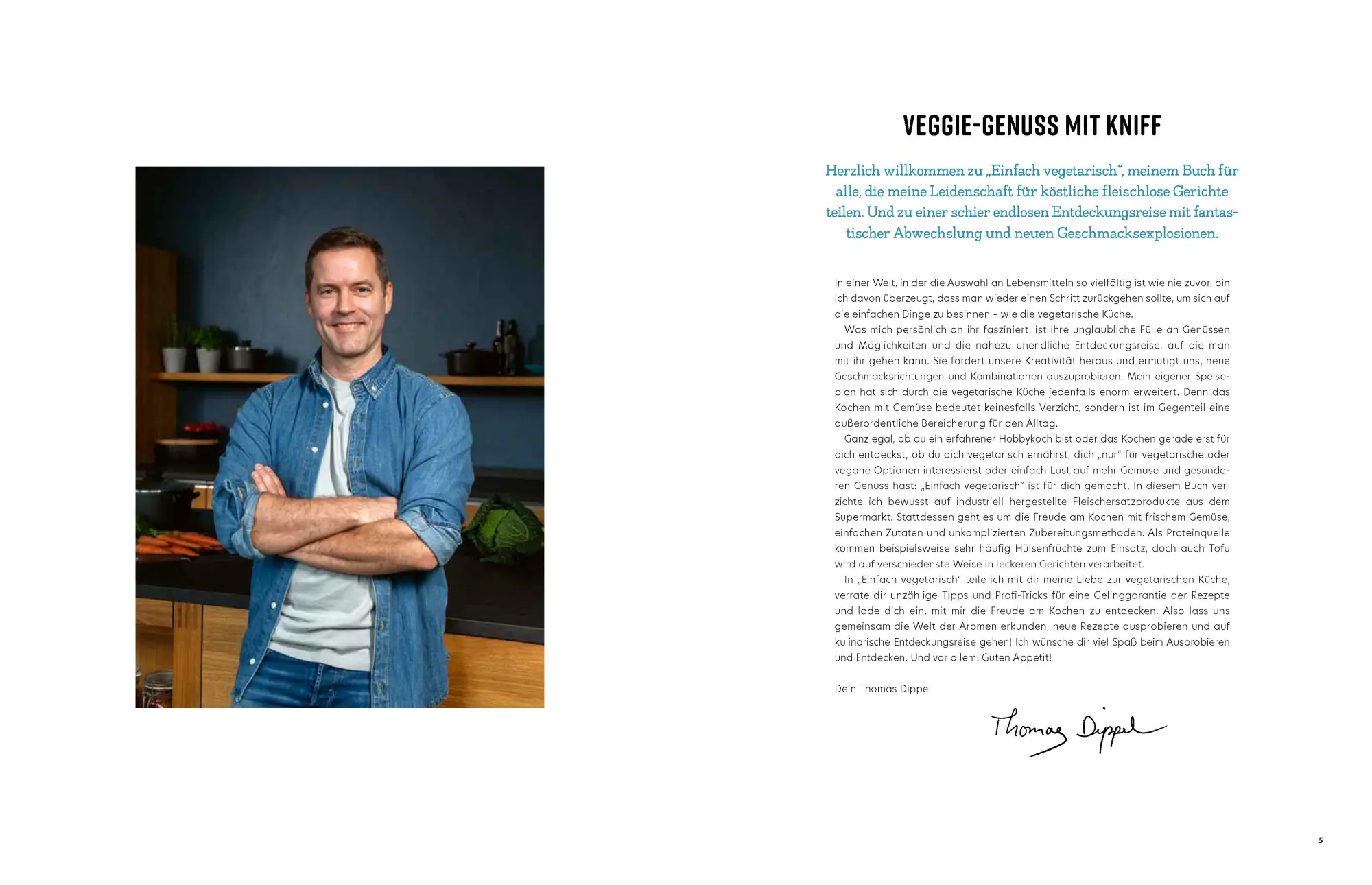 Bild: 9783954532872 | Thomas kocht: einfach vegetarisch | Thomas Dippel | Buch | 168 S.