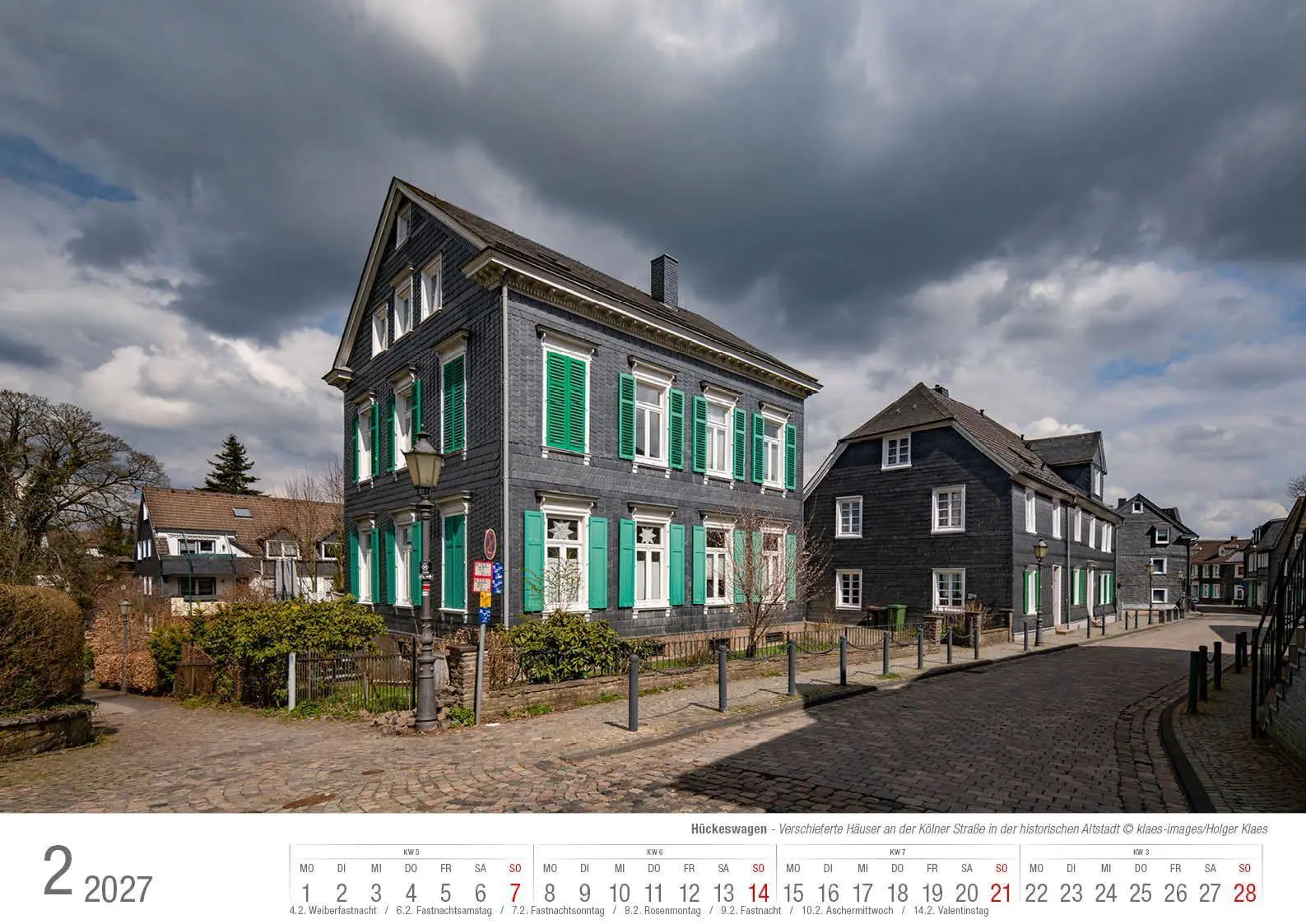 Bild: 9783965352872 | Hückeswagen 2027 Bildkalender A3 quer Spiralbindung | Holger Klaes